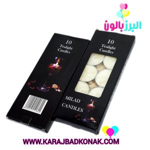 شمع وارمر سفید 10 عددی