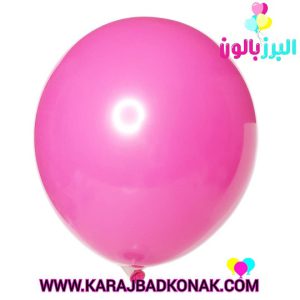 بادکنک لاتکس ساده رنگ سرخابی پاستلی