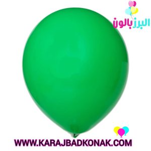 بادکنک لاتکس ساده رنگ سبز