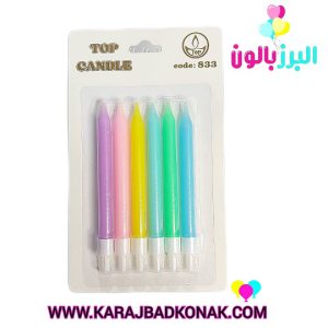 شمع مدادی پاستلی